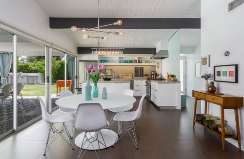 Racquet Club Estates House | Super Cool Mid-Century withYard/Cabana,Salt Water Pool, Outdoor Kitchen.Spa