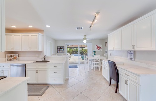Naples Park House | The Sonset Updates Throughout Private pool near Vanderbilt Beach &Delnor Wiggins
