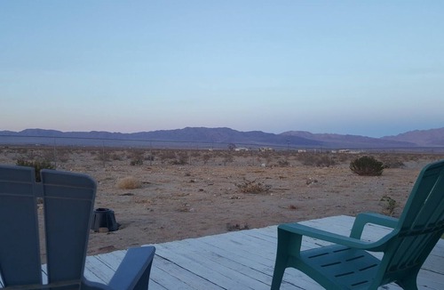 Wonder Valley Cabin | The Wolf House Cabin with fenced 5 acres and a Watch Tower