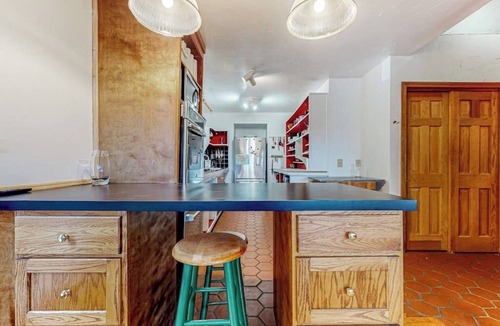 Pittsfield House | Tranquil retreat with generous deck, fitness area, & amazing views