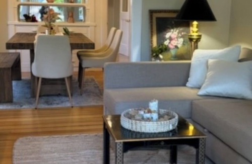 Southeastern Sacramento House | UC Davis Med Center Tudor Home in Historical East Sacramento AC and Fitness Room