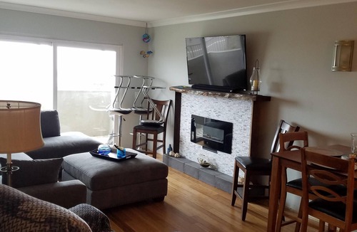Port Hueneme Condo | Ventura County, White water view, steps from the sand!