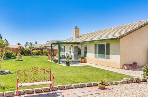 Victorville House | Victorville Home with Large Yard and Charcoal Grill!