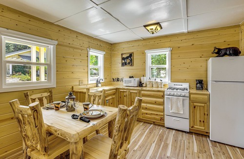 Green Valley Lake Cabin | Walk to Water: Cozy Cabin in Green Valley Lake!
