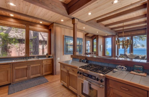 Tahoe City House | Whispering Pines by Tahoe Getaways - Lakefront w/Private Pier, Buoy w Pool Table, Fireplace