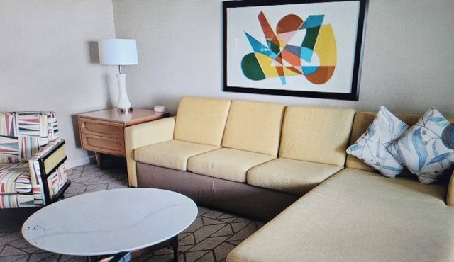 2-bedroom condo across the street and access to trump resort