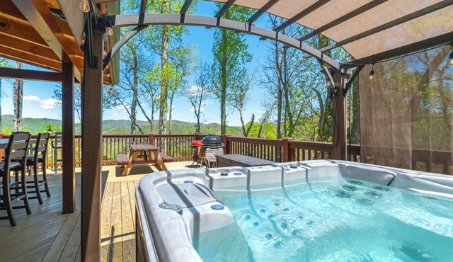 A Mtn Frame of Mind- Mountain View, Hot Tub, Game Room, Pet Friendly