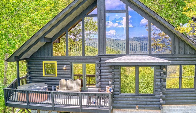🏔 Awesome View Cabin – Stunning Views - Hot Tub - Pet Friendly - Game Loft.