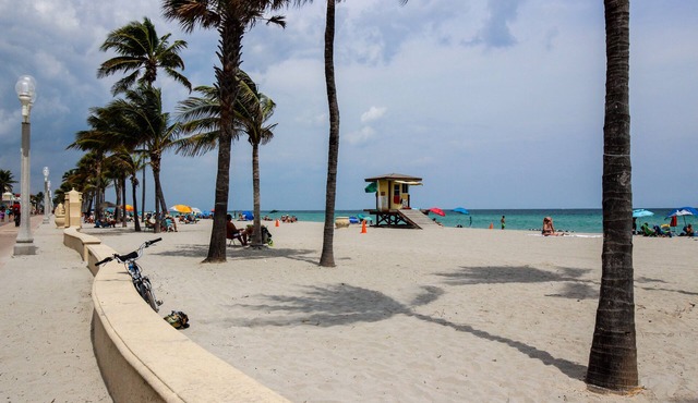 Charming villa with a patio - 1/2 block to Hollywood Beach