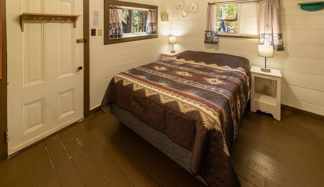 Cool Shady Cabin at Camp Layman | Restorative Forest Getaway for Two