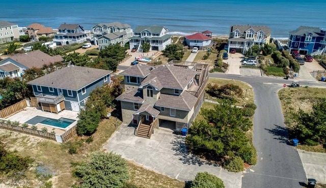 Dancing Dolphin | 240 ft from the beach | Private Pool, Hot Tub, Dog Friendly | Duck