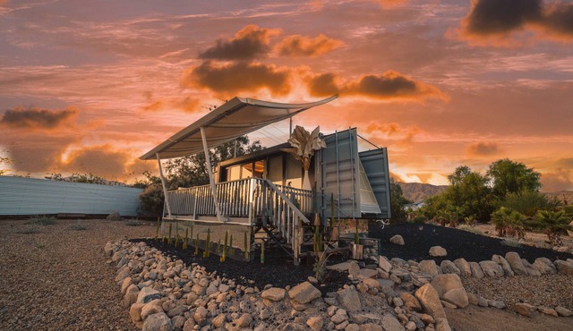 Entire 5 Acre Kaleidoscope Desert Animal & Art Sanctuary. Sleeps 10.