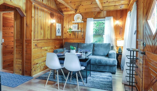 Fire Pit, Deck & Grill: Cozy Twain Harte Cabin!