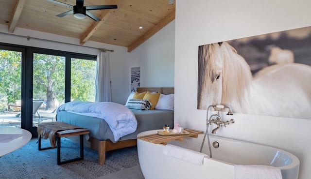 Gated Vineyard Ranch + Fire Pit | Paso Robles | Cocavin Carriage House