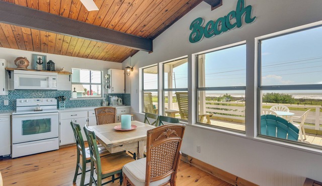 Gulf Coast Views: Stilted Retreat in Galveston!