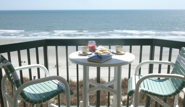 Immaculate, luxury, oceanfront, roomy beach, 6th flr private balcony, R&R peace