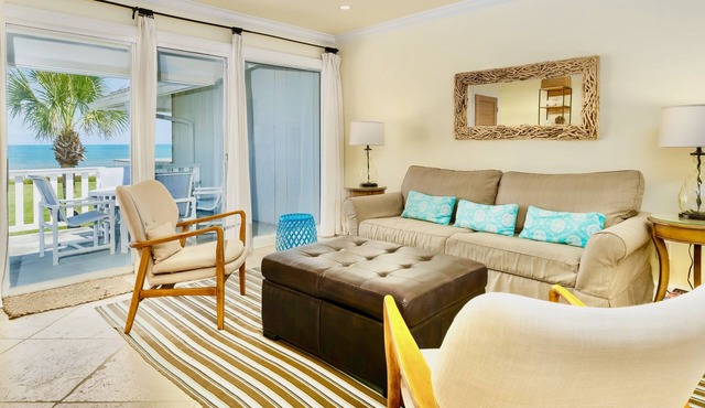 Oceanfront: 607 Surf Villas at Sawgrass Beach Club Near TPC & Mayo Clinic