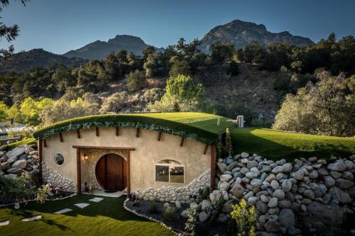 Sequoia Haven Hole - Whimsical, Fairy Tale Earth-Berm Riverfront