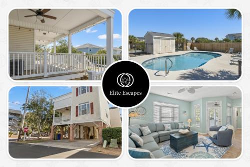 Surf, Sip and Swim , Family Beach Retreat with shared Private Pool