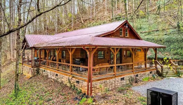 The Skinner’s Cabin: Hot Tub, Fireplace & Grill!