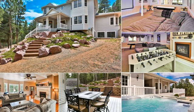 Woodland Escape~Modern Victorian~3 Acres of CO Mountain Living Min. From Town