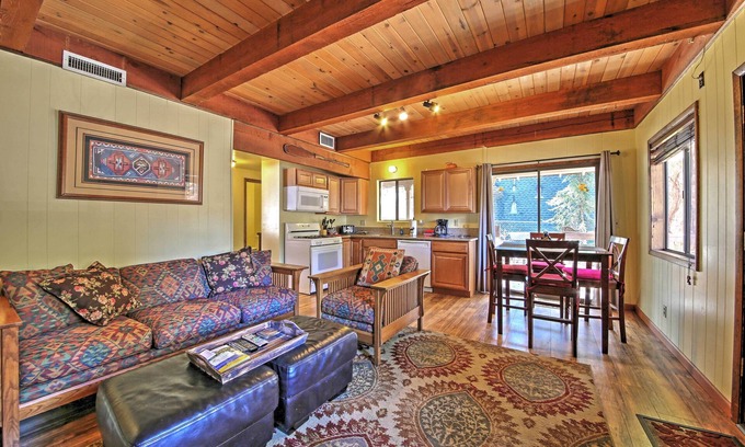 Big Bear City Cabin | Big Bear Cabin w/Fenced Yard: 4 Mi to Snow Summit