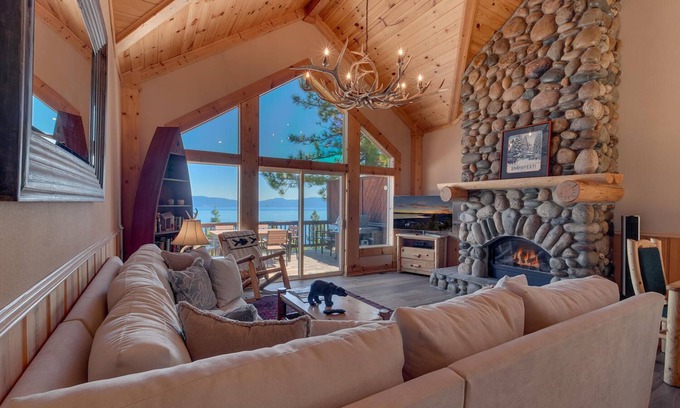 Tahoe Woods House | Crystal Lake View by Tahoe Getaways 2,750 Sqft, Hot Tub & Tahoe Park HOA + Private Beach