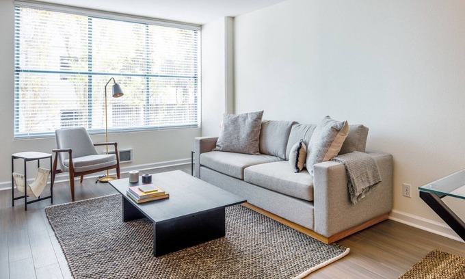 South Beach Apartment | Ideal South Beach 1BR w/Pool, Gym, walk to San Fran Bay, by Blueground
