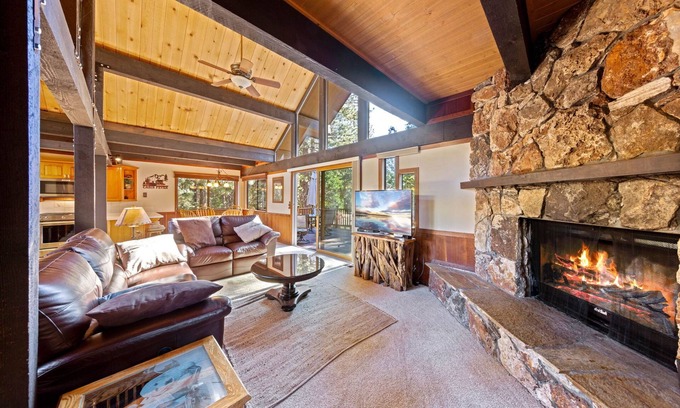 Tahoe Sierra Estates House | Nightingale Retreat in Tahoe City by Tahoe Getaways - Pet-Friendly w/Private Beach