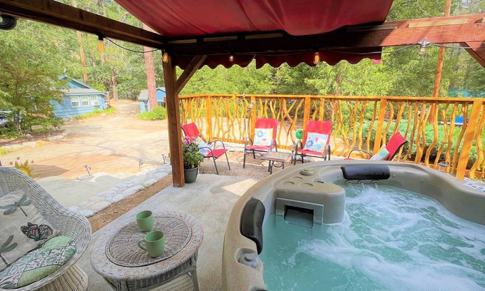 Idyllwild Cabin | Original 1927 Dairy Manor, Charming, 4 Bedroom, 2 Bath, Walk to Town, Hot tub
