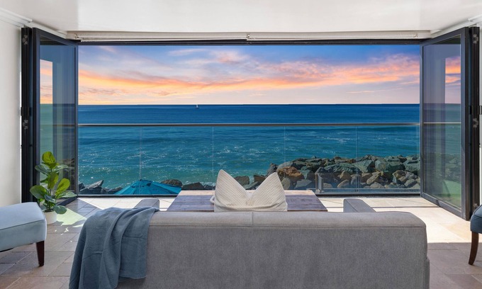 South Oceanside House | Pet Friendly Beachfront Retreat with a Spa P811-1