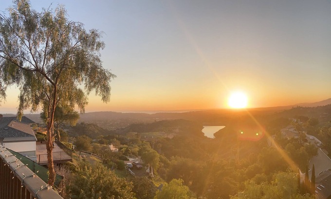 Mission Canyon House | Quiet hillside location with views of the ocean, islands and hills, 3BR, 2BA