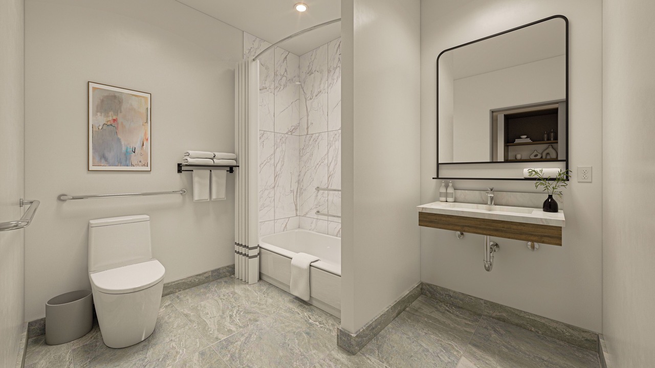 Photo of Bathroom in Wilshire Center