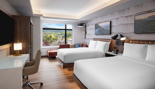 Standard Room, 2 Queen Beds, Accessible Bathtub, Non Smoking (Communications, Mobility)