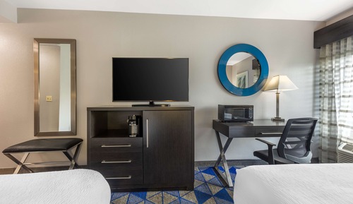 Standard Room, 2 Queen Beds, Non Smoking, Refrigerator & Microwave