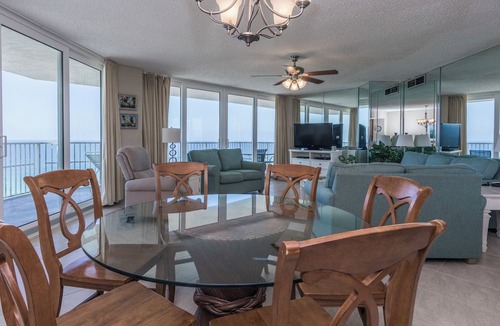 Gulf Lagoon Beach Condo | E1706 Gulf Front View, 3 Pools, Gated Condo