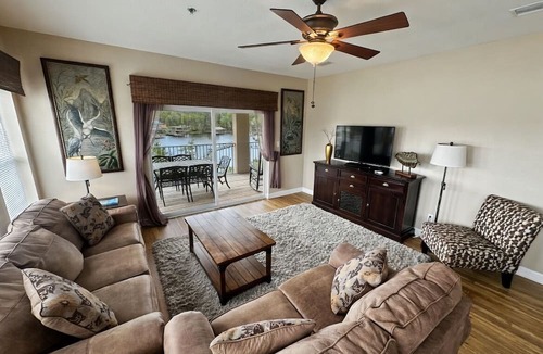 Foley Condo | Waterfront - great fishing, peaceful & quiet, yet close to Tanger Outlets & OWA