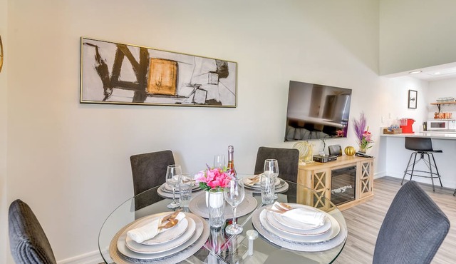 Furnished Patio + Resort Pools: Palm Desert Condo