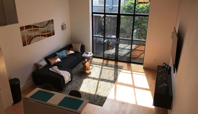 Lively Santana Row Loft Right on Main SR Strip