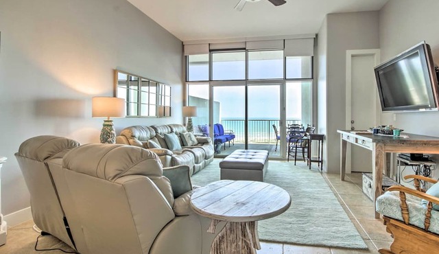 Poolside Fun & Beachfront Views! Galveston Condo