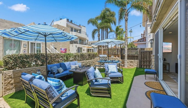 South Mission Beach Shores: Patio, BBQ & AC